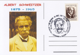 50269- ALBERT SCHWEITZER, DOCTOR, MISSIONAR, SPECIAL POSTMARK, 2005, ROMANIA - Albert Schweitzer