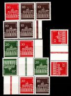 GERMANY BERLIN [11] Lot ( **/mnh ) Zusammendrucke - Se-Tenant