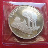 Liberia 5 $ 1976 Elephant  Minted 3683 Pcs. - Liberia