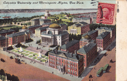 CPA NEW YORK Columbia University And Morningside Hights Cachet HOBOCKEN Février 1922 - Enseignement, Écoles Et Universités