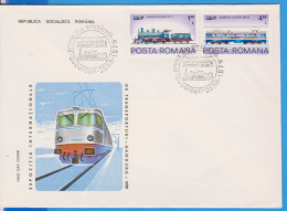 RAILWAY LOCOMOTIV  ROMANIA FDC - FDC