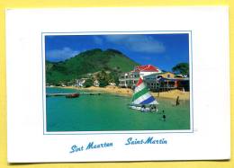 SAINT MARTIN - French West Indies .Used Postally With Slogan And Stamp - Saint Martin