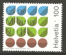 2015 Zu 1544 / SBK 1546 / Mi 2388 / YT 2314 Expo MILANO 2015 ** / MNH - Unused Stamps