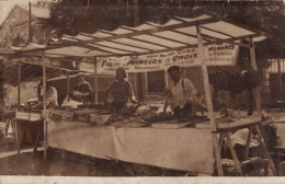 Carte Photo - Primeur Sur Marché - Marchands Ambulants