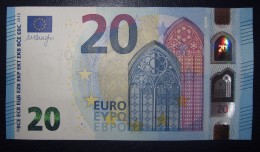 20 EURO S015E2 Draghi Italy Serie SE Perfect UNC - 20 Euro