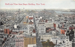 BIRD'S - EYE FROM SINGER BUILDING, NEW YORK - Tarjetas Panorámicas