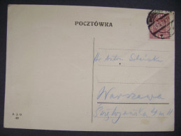 Poland Postcard Pocztowka 19.X.1934 Bydgoszcz To Warszawa - Stamp 15 Gr. - Covers & Documents