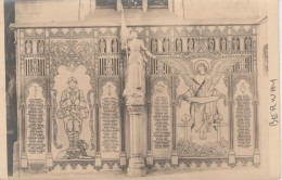27 - BERNAY - Eglise Ste Croix Monument Aux Morts Pour La France (carte Photo) - Bernay