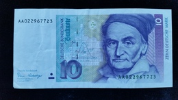 Billet De 10 Mark 1989 - 10 DM