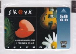 Faroe Islands, OD-017,  50 Kr , Skeyk - Musical, Mint In Blister, 2 Scans. - Féroé (Iles)