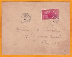 1939 - Enveloppe De Mananjary Vers Paris Via Tananarive - OMEC Postez Votre Courrier Dès Qu'il Est Prêt - Storia Postale