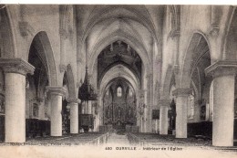 CPA.76.1914.Ourville.Intérieur De L'Eglise. - Ourville En Caux