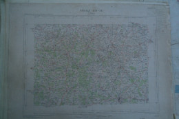 87-  SAINT YRIEIX LA PERCHE- LA MEYZE-CHALUS-FIRBEIX-NEXON-JANAILHAC-CHALARD-LADIGNAC-CARTE GEOGRAPHIQUE 1881- - Geographische Kaarten