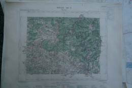 08-  MEZIERES - CARTE GEOGRAPHIQUE 1888- ROCROI-REVIN-HAYBES-BLOMBAY-THIERACHE-THILAY-MARLEMONT-CERNION-MARBY- RENWEZ- - Geographische Kaarten