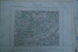 59-HALLUIN- CARTE GEOGRAPHIQUE 1890- YPRES-RONCQ-COURTRAI-ROULERS-STADEN-HARLEBEKE-ISEGHEM-ARDOYE-WERVICQ-LAUWE-GHELUWE - Carte Geographique