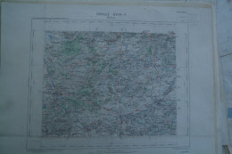 59-HALLUIN- CARTE GEOGRAPHIQUE 1890- YPRES-RONCQ-COURTRAI-ROULERS-STADEN-HARLEBEKE-ISEGHEM-ARDOYE-WERVICQ-LAUWE-GHELUWE - Cartes Géographiques