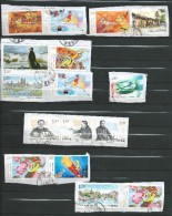 Lot - 16 Used Stamps.China - Mezclas (max 999 Sellos)