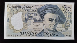 Billet De 50 Francs "Quentin De La Tour" 1980. V.20 - 50 F 1976-1992 ''Quentin De La Tour''