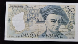 Billet De 50 Francs "Quentin De La Tour" 1992. S.71 - 50 F 1976-1992 ''quentin De La Tour''