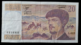 Billet De 20 Francs "Debussy" 1989. L.025 - 20 F 1980-1997 ''Debussy''