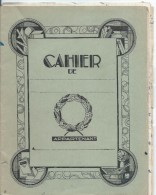 Cahier Scolaire D´Anglais  Totalement Utilisé/Guy Ponée / Collége Mézeray/+ 5 Copies De Devoirs Insérées1942-1943 CAH113 - Autres & Non Classés