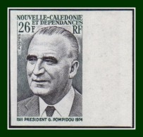 NC Non Dentelé N° 396 **  Président G. Pompidou - Imperforates, Proofs & Errors