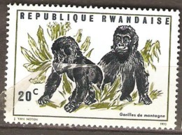 Rwanda 1970 369 Gorillas  Unmounted Mint - Gorillas