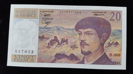 Billet De 20 Francs "Debussy" 1980. D.006 - 20 F 1980-1997 ''Debussy''