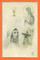 CPA ( Pas Image Pieuse ) De Communiante - Vierge - Crucifix - FJC7 - Comuniones