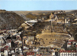 38-VIENNE- VUE AERIENNE, LE THEATRE ANTIQUE, ET N.D. DE PIPET - Vienne