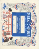 Diplome/Tableau D´Honneur Décerné à L´Eléve Christian Boizard/Ville De Paris/RF/ 1er Trimestre 1959-1960 CAH136 - Diplome Und Schulzeugnisse