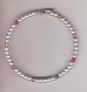 1-Bracciale Moda Con Perline E Cristalli Colorati - Armbanden