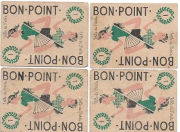 4 Bons Point/Type " Carte à Jouer " /Ville De Paris/Esperance/Vers 1950-1955       CAH143 - Diploma's En Schoolrapporten