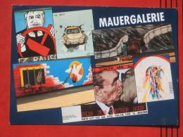 Berlin - Mehrbildkarte "Mauergalerie" - Muro De Berlin