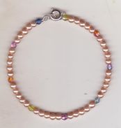 11-Bracciale Moda Con Perline E Cristalli Colorati - Armbänder