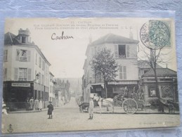 CACHAN . RUE GUICHARD . ATTELAGE  Petit Grattage - Cachan