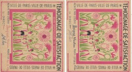 2"Témoignages De Satisfaction"/Ville DeParis/Ecole Communale De Garçons/Mérités Par L´Eléve BOIZARD/1960    CAH148 - Diploma's En Schoolrapporten