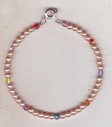 12-Bracciale Moda Con Perline E Cristalli Colorati - Armbanden