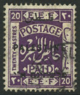 N°62 20p Violet - TB - Palestine