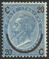 N°22b 20c Sur 15c Bleu Pâle, Type I - TB - Zonder Classificatie