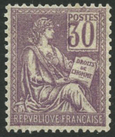 N°115 30c Violet Très Bien Centré - TB - Autres & Non Classés