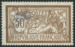 N°120b 50c Merson, Variété Centre Déplacé - TB - Andere & Zonder Classificatie