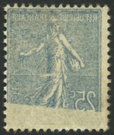 N°132d 25c Bleu, Recto-verso Partiel  - TB - Andere & Zonder Classificatie