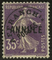 N°62CI1 35c Violet - TB - Cursussen