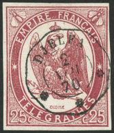 N°1 25c Rouge-carmin - TB - Telegraaf-en Telefoonzegels