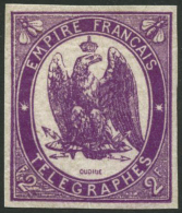 N°4 2F Violet - TB - Telegraaf-en Telefoonzegels
