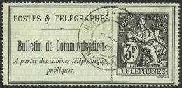 N°20 3F Noir S/vert - TB - Télégraphes Et Téléphones