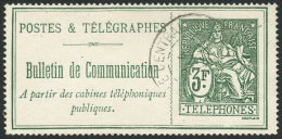 N°30 3F Vert - TB - Télégraphes Et Téléphones