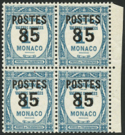 N°148a 65c Sur 1F Bleu-clair, Bloc De 4 Dont La Variété Gros Chiffre 6 - TB - Andere & Zonder Classificatie