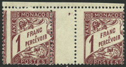 N°23 1Flilas S/paille , Paire Superbe Variété De Piquage - TB - Taxe